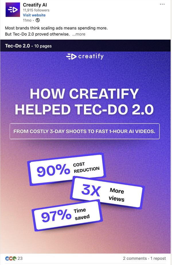 Tec-Do 2.0 carousel